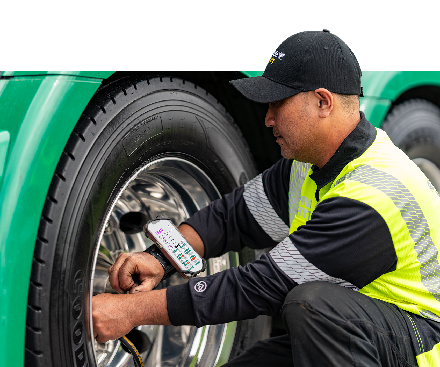 04 Technician Working on Truck 04 Technician Working on Truck